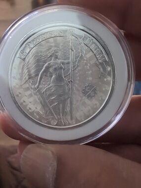 1oz Silver Saw Cut Lady Liberty, Rare